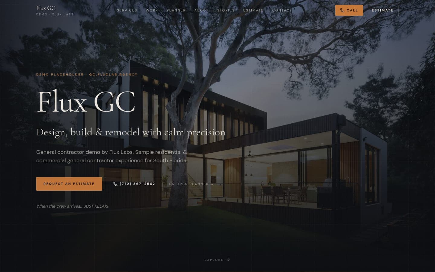 Flux GC Demo — website