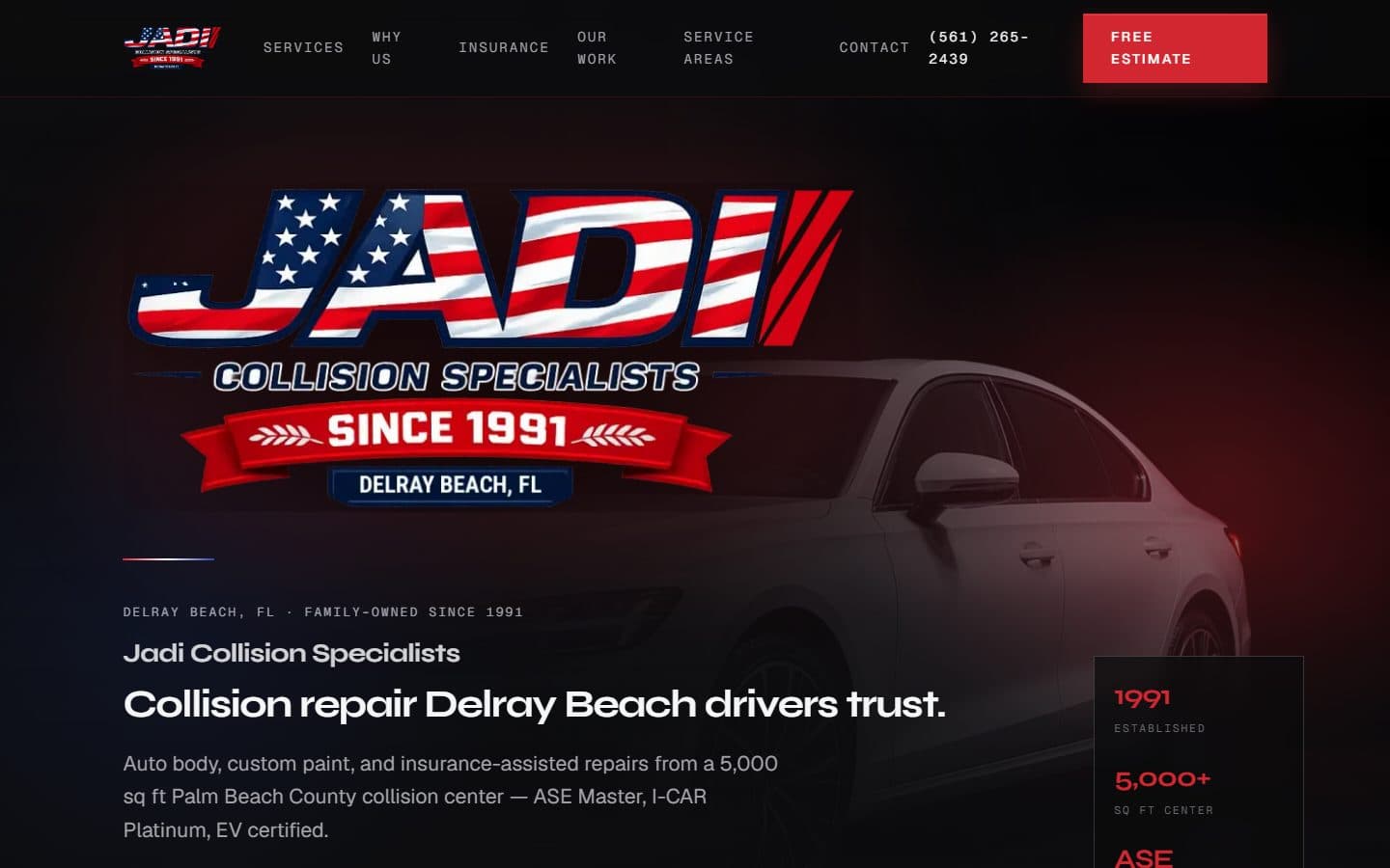 Jadi Collision Specialists — website